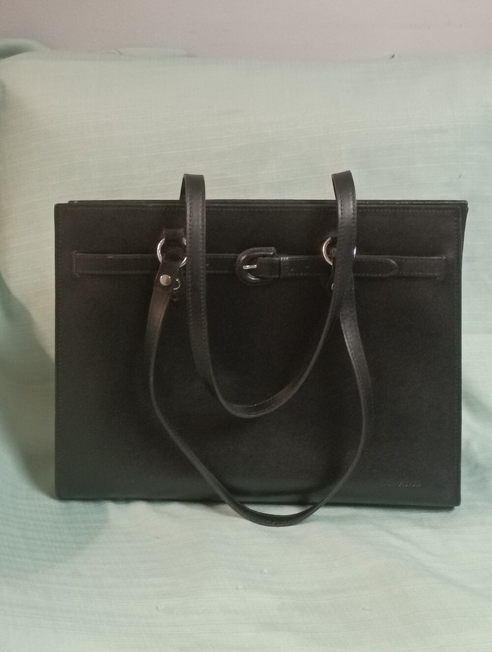 ❤️JACK GEORGES Chelsea BLACK CHELSEA ALEXIS Business Tote Briefcase